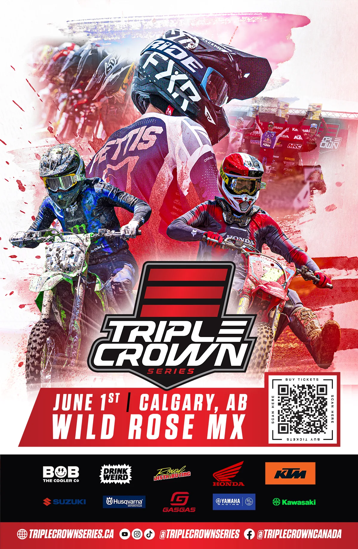 TCS 2025 Event Poster — Wild Rose MX